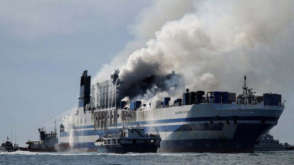 12 missing after Greece ferry fire | News Flash