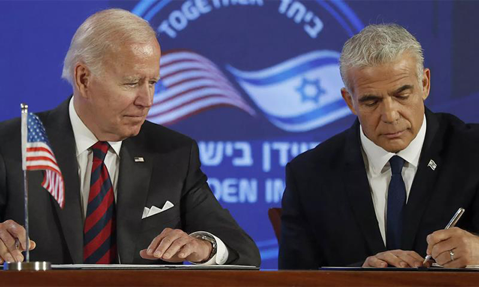 Israel's Lapid Discusses Iran Nuclear Deal With Biden | News Flash