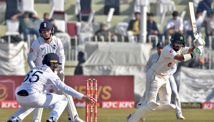 Shakeel hits 50 as Pakistan chase down tempting England Test target ...