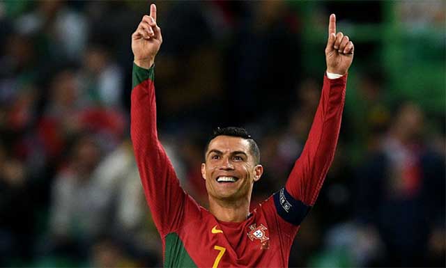 Ronaldo breaks men's international caps record, scores double | Sports