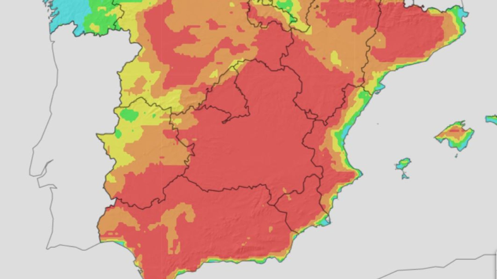Средняя температура апрель 2023. Испания. Проблемы Испании. Природа Испании карта. Climate of Spain.