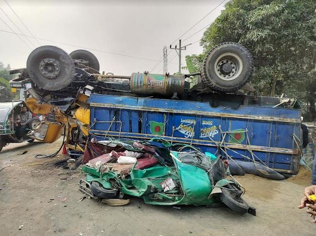 Two of a family killed in Tangail road accident