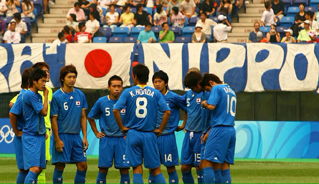 日本オリンピック男子サッカー代表チームに年齢超過選手なし