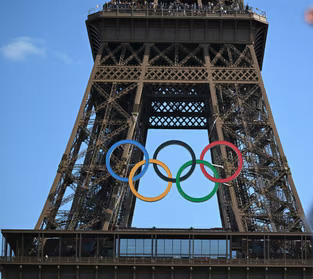 Paris mayor says Olympic rings to stay on Eiffel Tower 'until 2028'