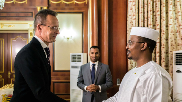 Chad's president arrives in Hungary for state visit