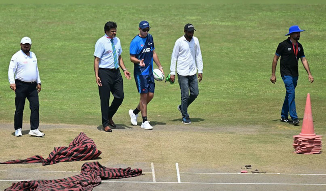 Afghanistan-NZ Test faces complete washout after third day lost