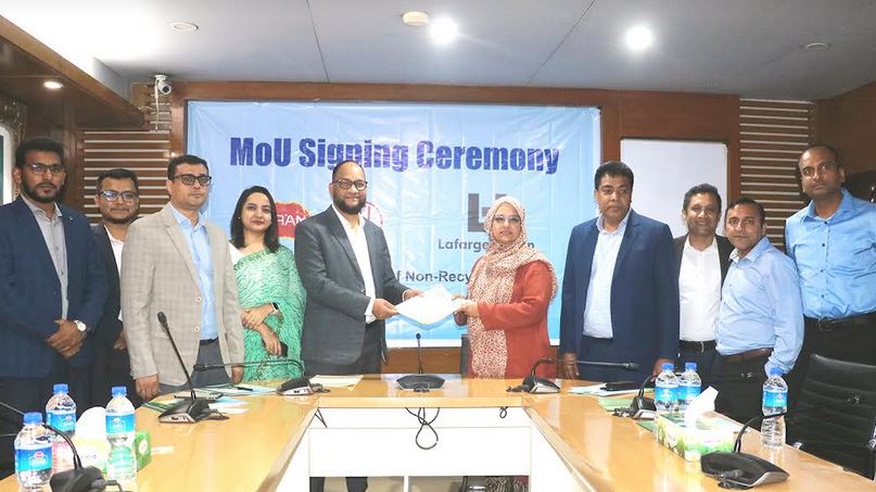 PRAN-RFL, LafargeHolcim sign MoU for sustainable waste management