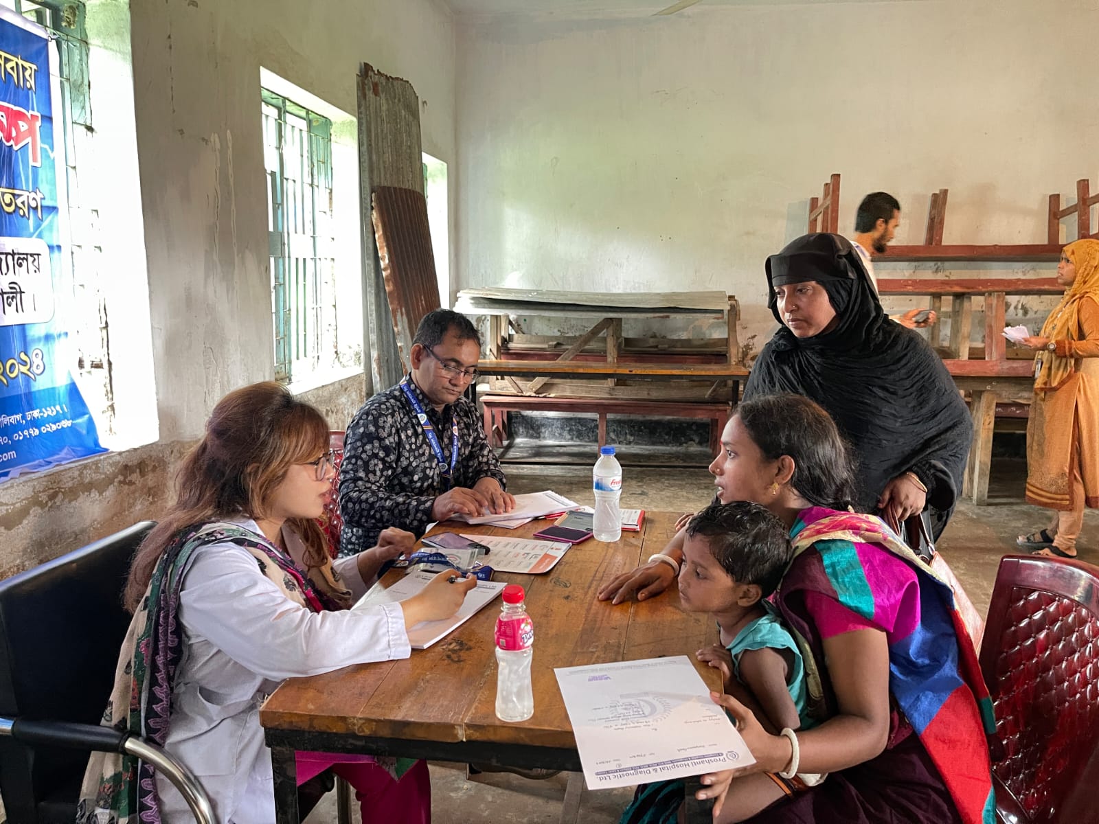 Medical camp held for flood-hit people in Feni