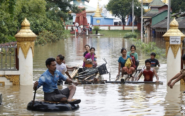 Myanmar floods death toll jumps to 226 with 77 missing: state TV