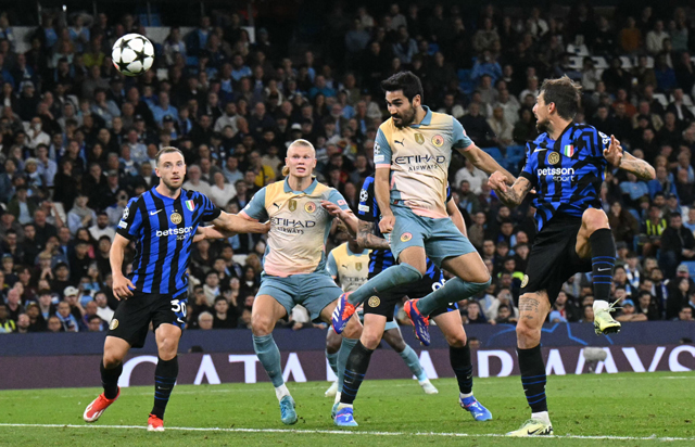 Man City blunted by 'giant' Inter in Champions League stalemate