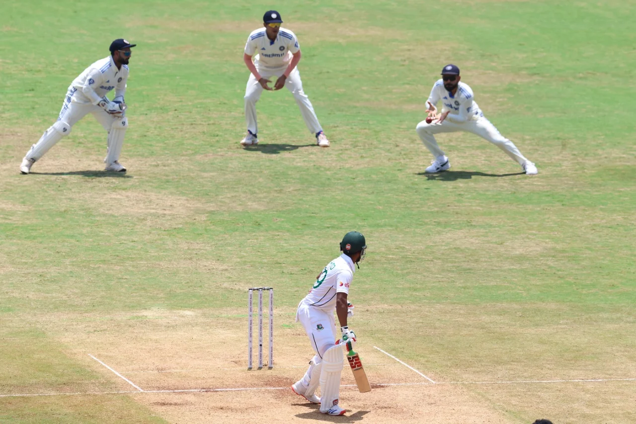 Tigers reach 26-3 at lunch after India bowled out for 376