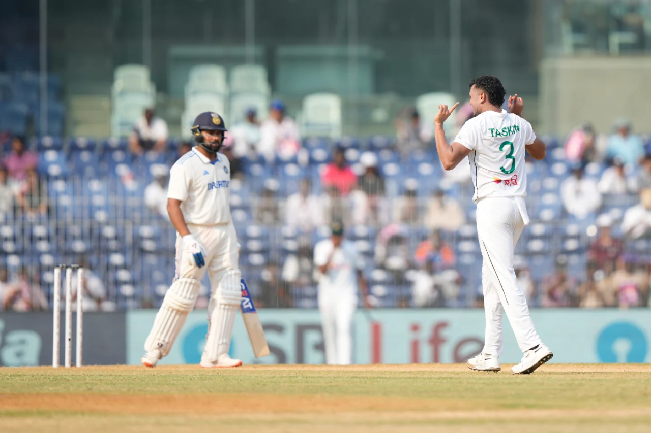 Bangladesh in trouble after record 17-wicket day in Chennai