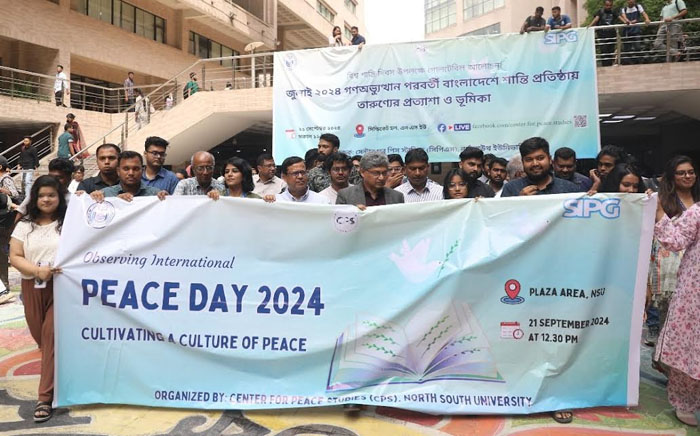 World peace day observed at NSU