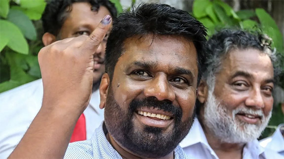 Sri Lankan leftist leader to take office after landslide election win