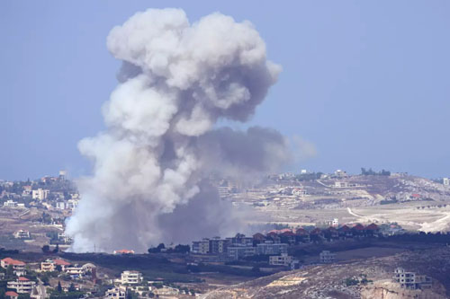 Israel says more strikes hit Hezbollah weapons sites in Lebanon