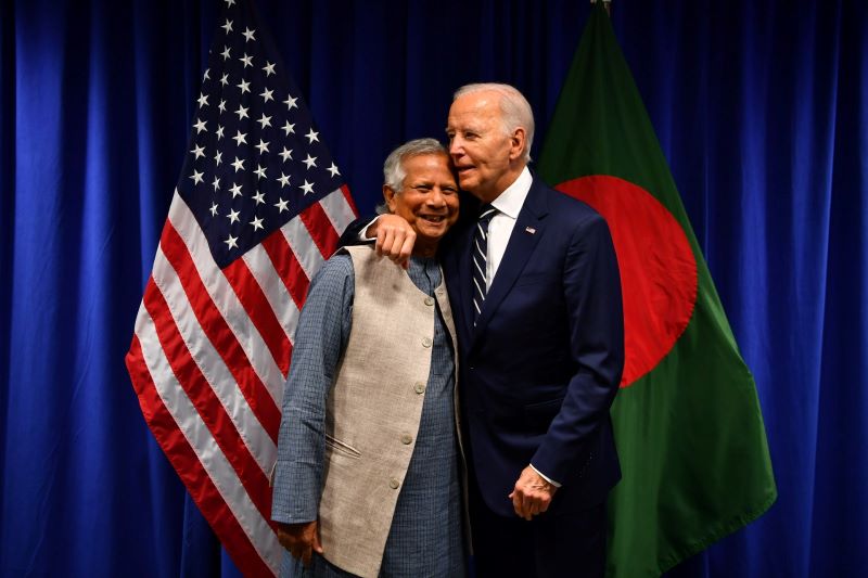 Prof Yunus-Biden meeting starts 