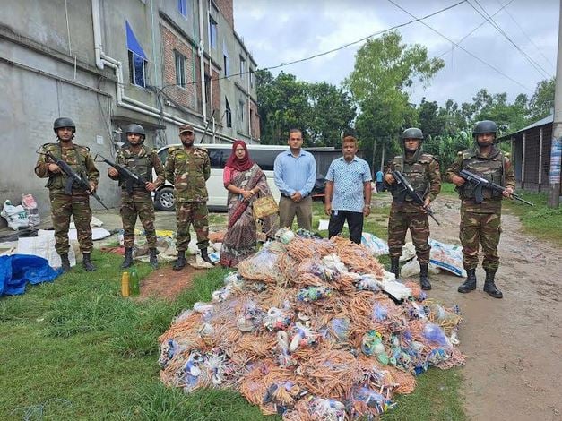 Seized current nets destroyed in Natore