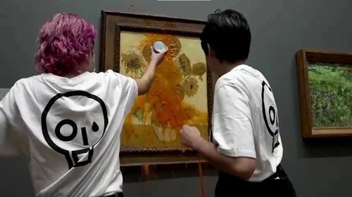 Climate activists jailed for throwing soup at Van Gogh's 'Sunflowers' 