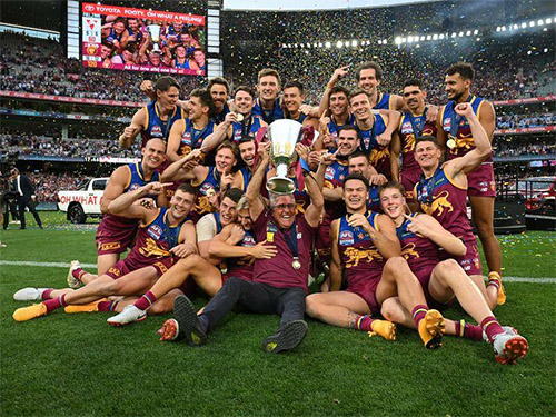 Brisbane thrash Sydney to win AFL Grand Final