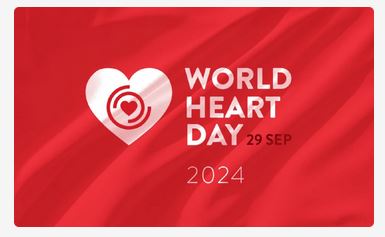 World Heart Day tomorrow