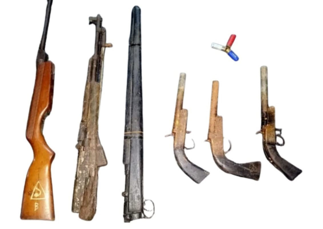   3 rifles, 3 guns recovered in Ctg 