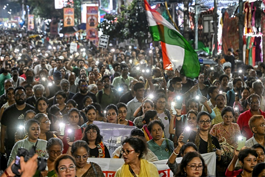 Thousands march in India as doctors resume strike