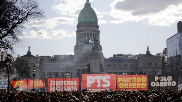 Huge protests in Argentina over public university cuts