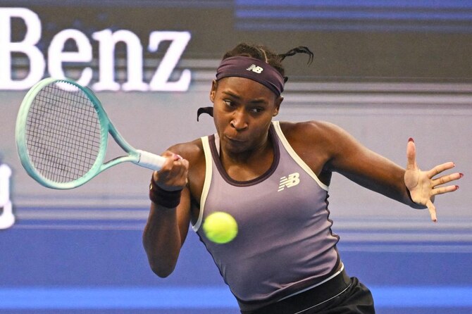 Gauff fights back to set up Beijing final against Muchova