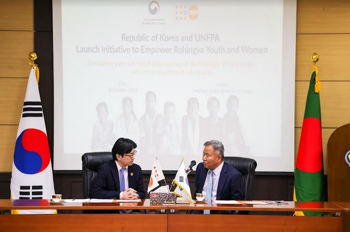 UNFPA, Korea launch initiatives to empower Rohinga women, youth