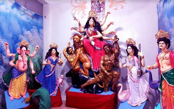 Durga puja celebration begins amid festivity in Rangpur