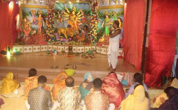 Durga Puja begins in Khulna with grandeur