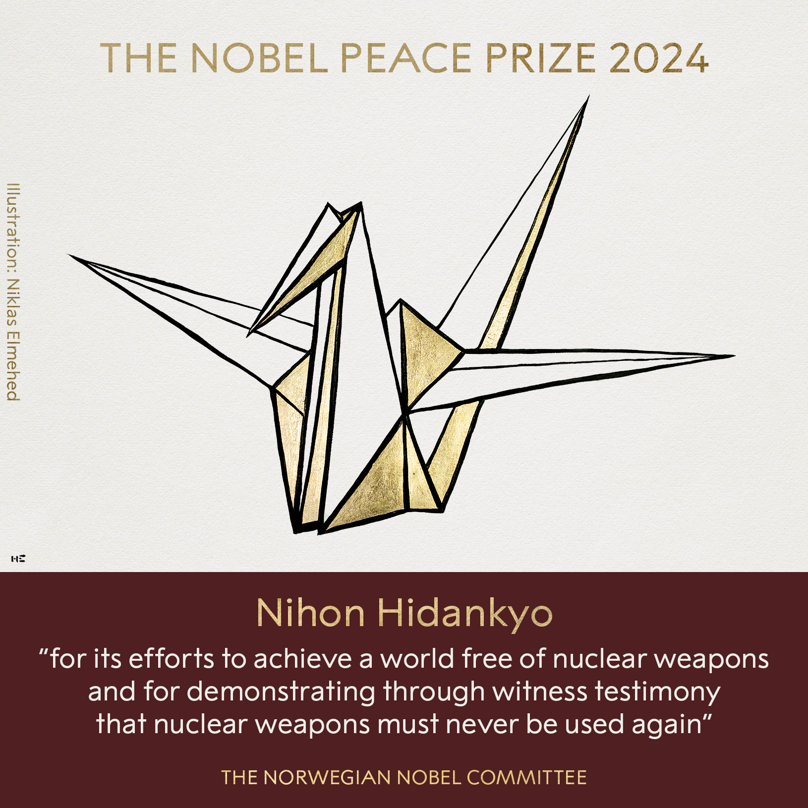 Japanese atomic bomb survivor group Nihon Hidankyo wins Nobel Peace Prize