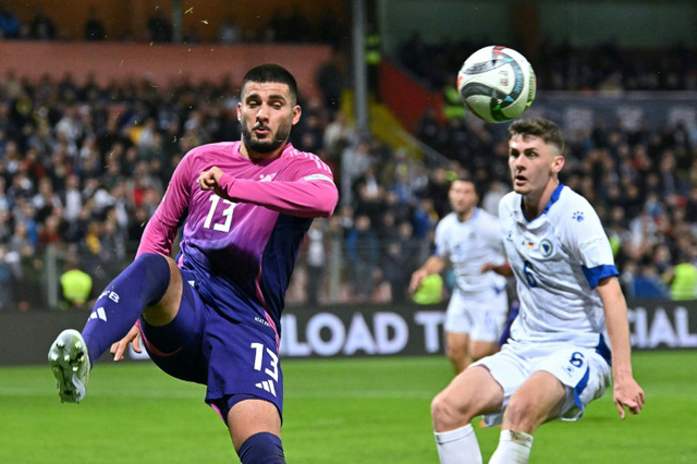 Germany win in Nations League as 10-man Dutch rescue point