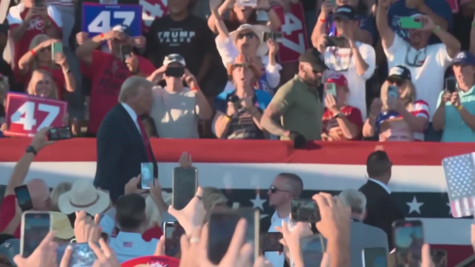 Man with shotgun and loaded handgun arrested near Trump California rally