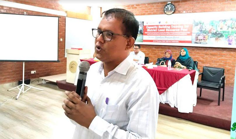 Training for district resource pool members ends in Gaibandha 