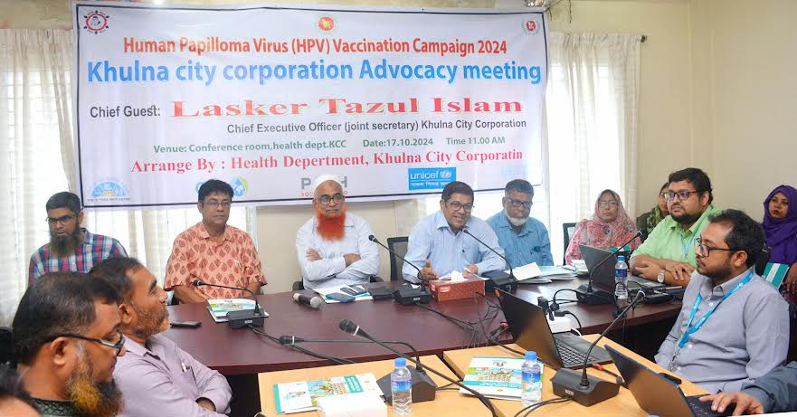 33,000 teenage girls to get HPV vaccine in Khulna