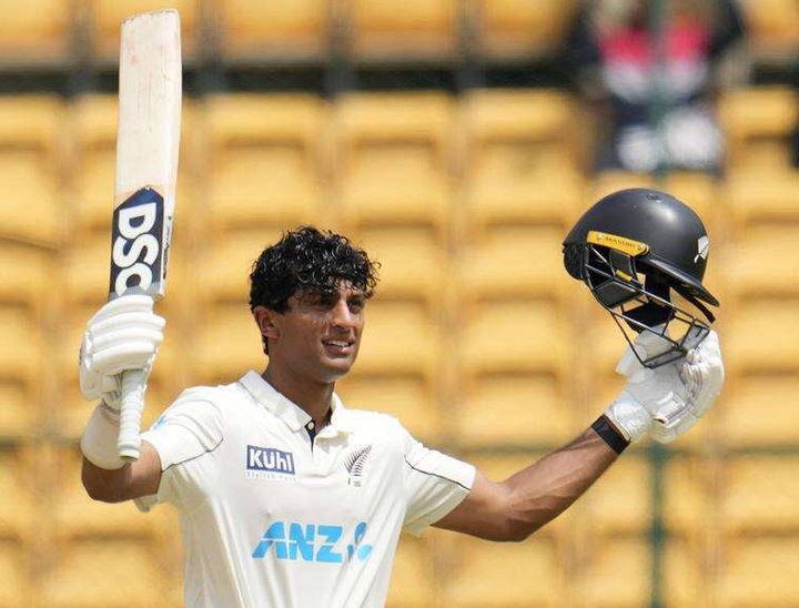 New Zealand's Ravindra makes father proud with 'special' Test ton