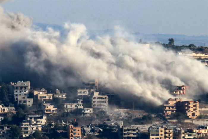 Israel bombs Hezbollah-linked finance group in Lebanon