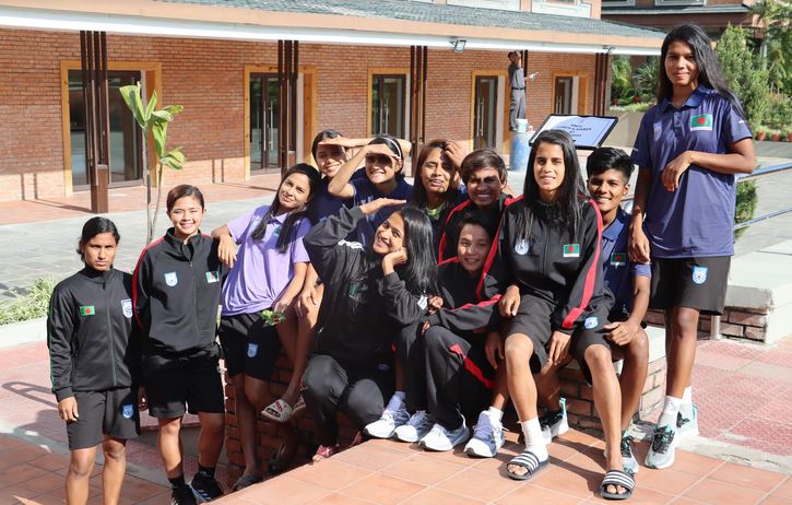 Women’s football team go through recovery session in Kathmandu 