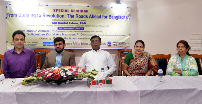 Special seminar on Revolution held at DU