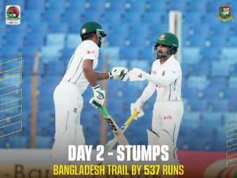 Bangladesh collapse gives SA total control of 2nd Test