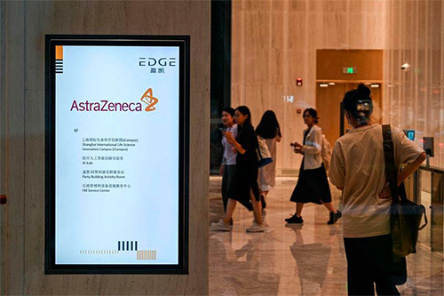 Pharma giant AstraZeneca says China chief under investigation