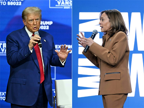 Harris, Trump head west in US election race countdown