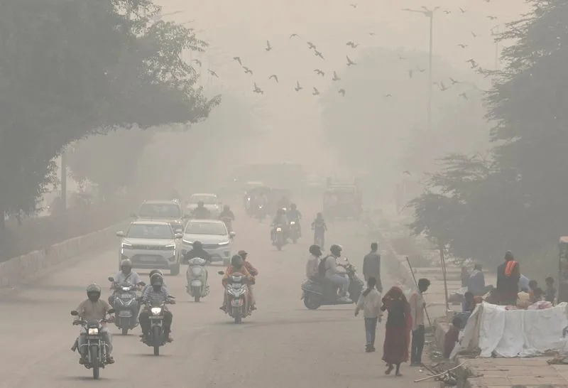 India's capital chokes in smog after firework ban flouted