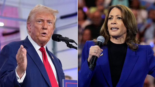 Trump, Harris clash over rhetoric as they battle for swing state votes