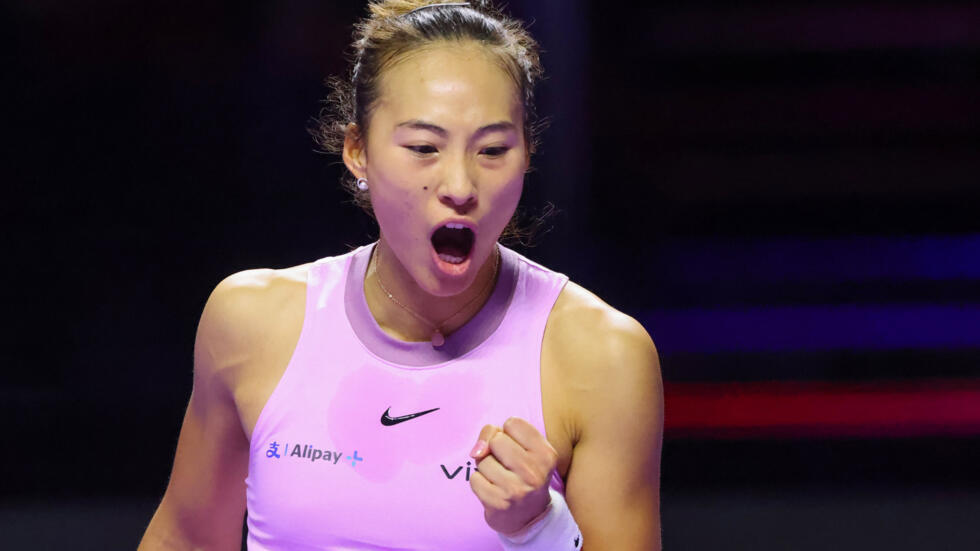 China's Zheng beats Rybakina at WTA Finals