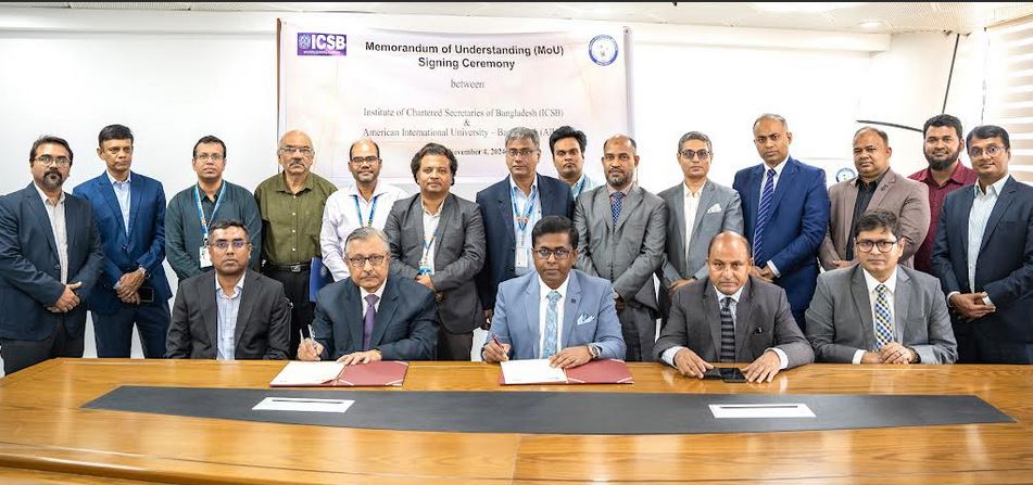 ICSB, AIUB ink MoU for strategic partnership