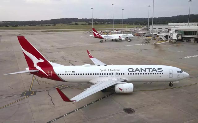 Qantas plane returns to Australia airport due to 'engine failure'