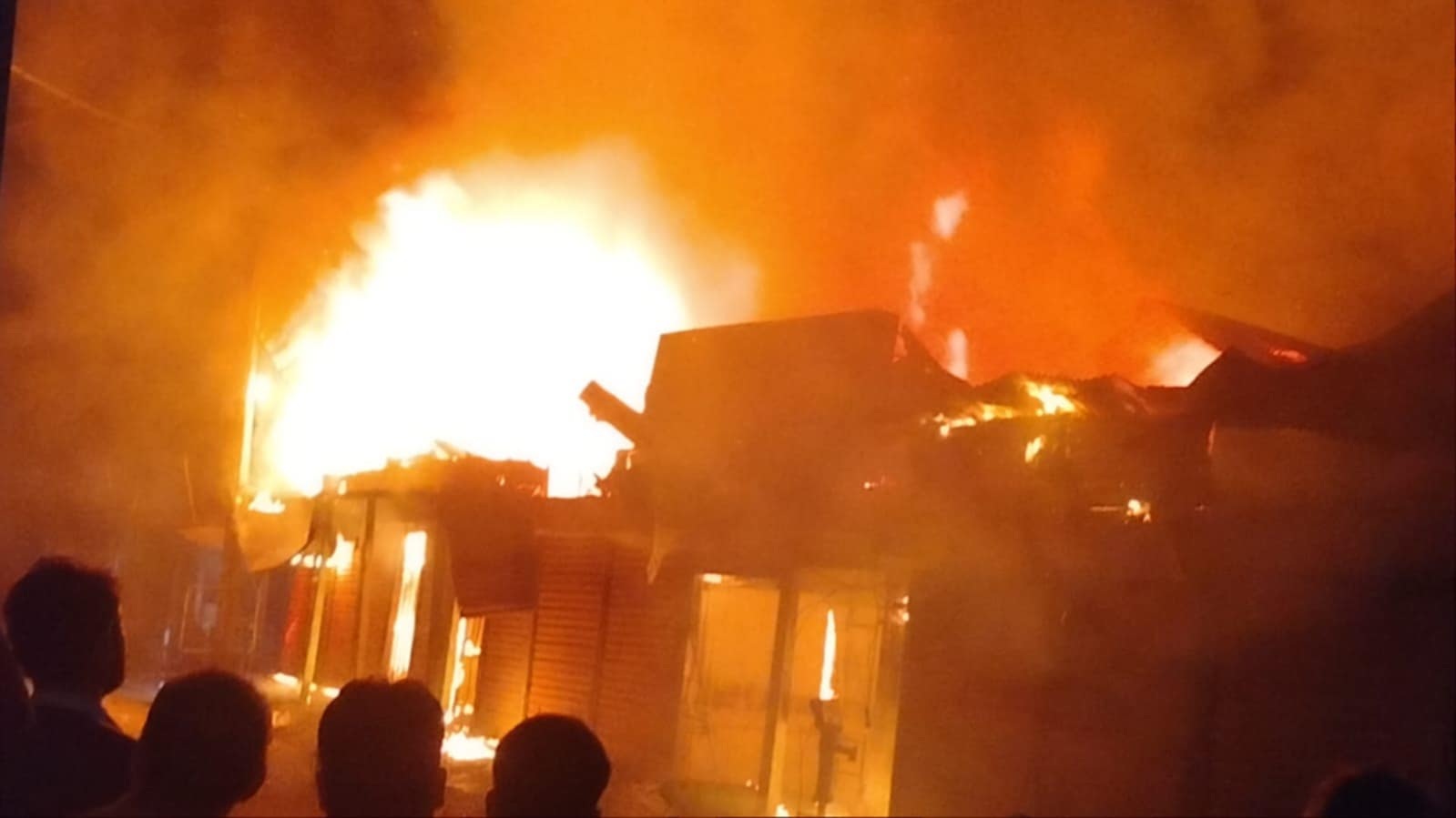 Fire guts eight shops in Tangail