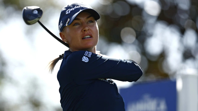 England's Hull grabs lead over No.1 Korda at LPGA Annika